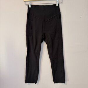 Halara UltraSculpt Leggings Small Black Scrunch High Rise NWT